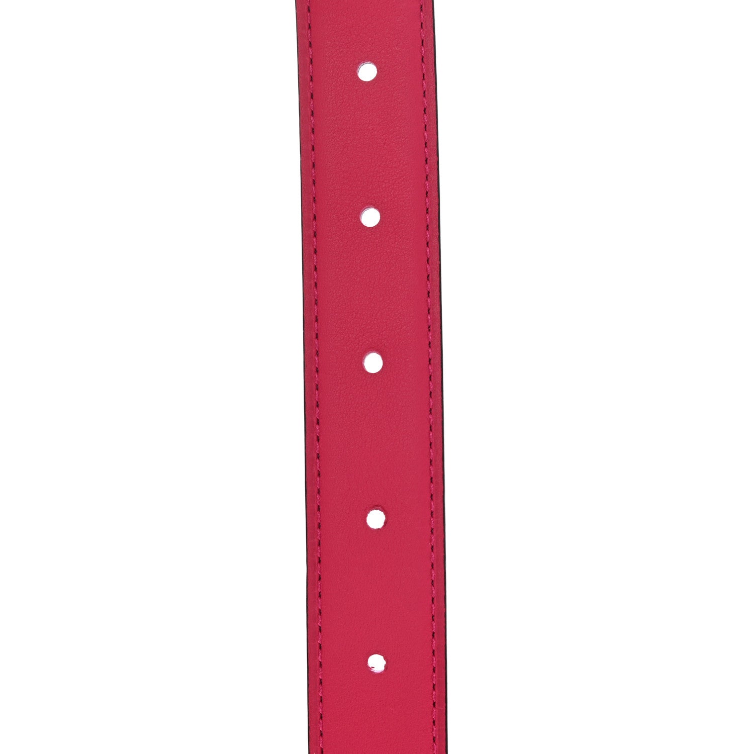 Hermes Epsom Swift 24mm Collier De Chien CDC Belt 80 32 Anemone Rose Shocking 3 of 5