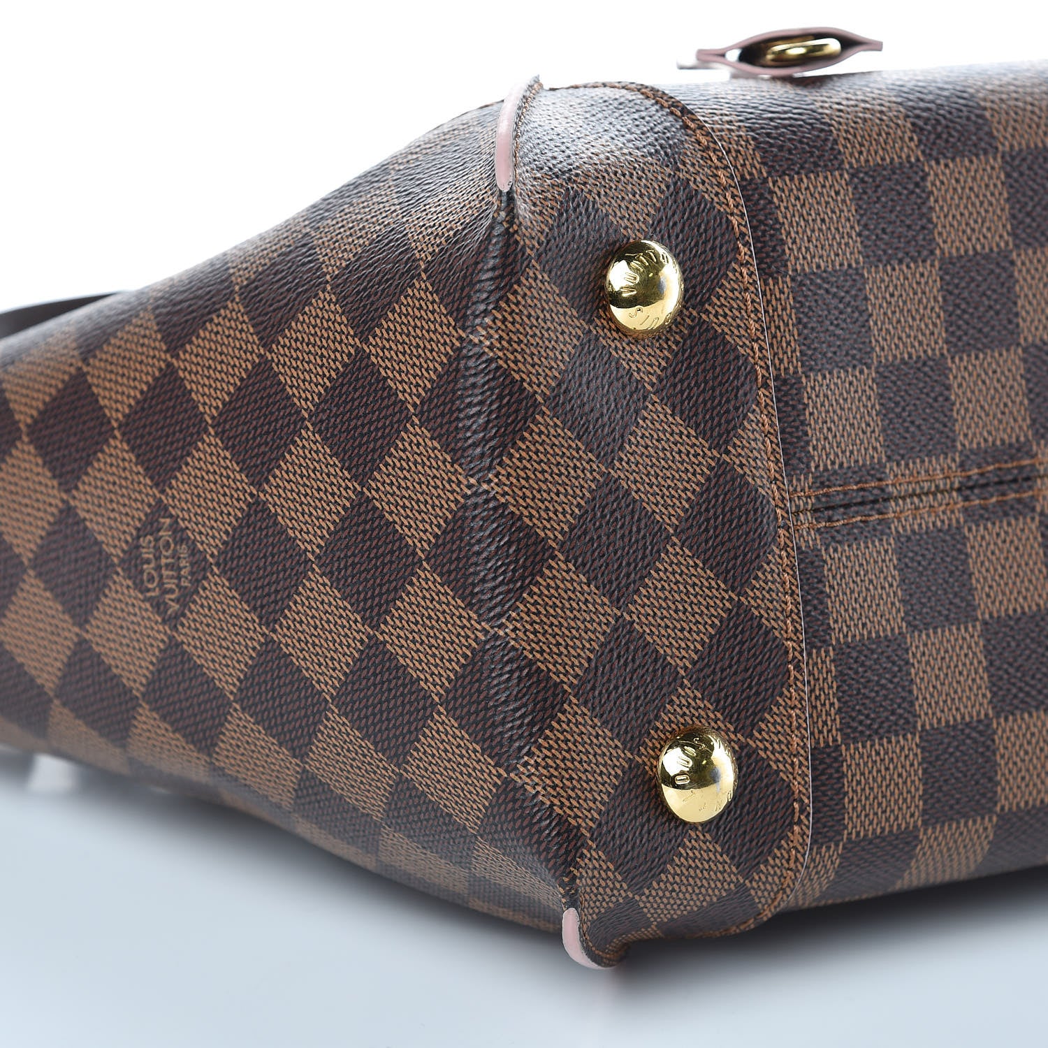 Louis Vuitton Damier Ebene Caissa Tote PM Rose Ballerine 7 of 8