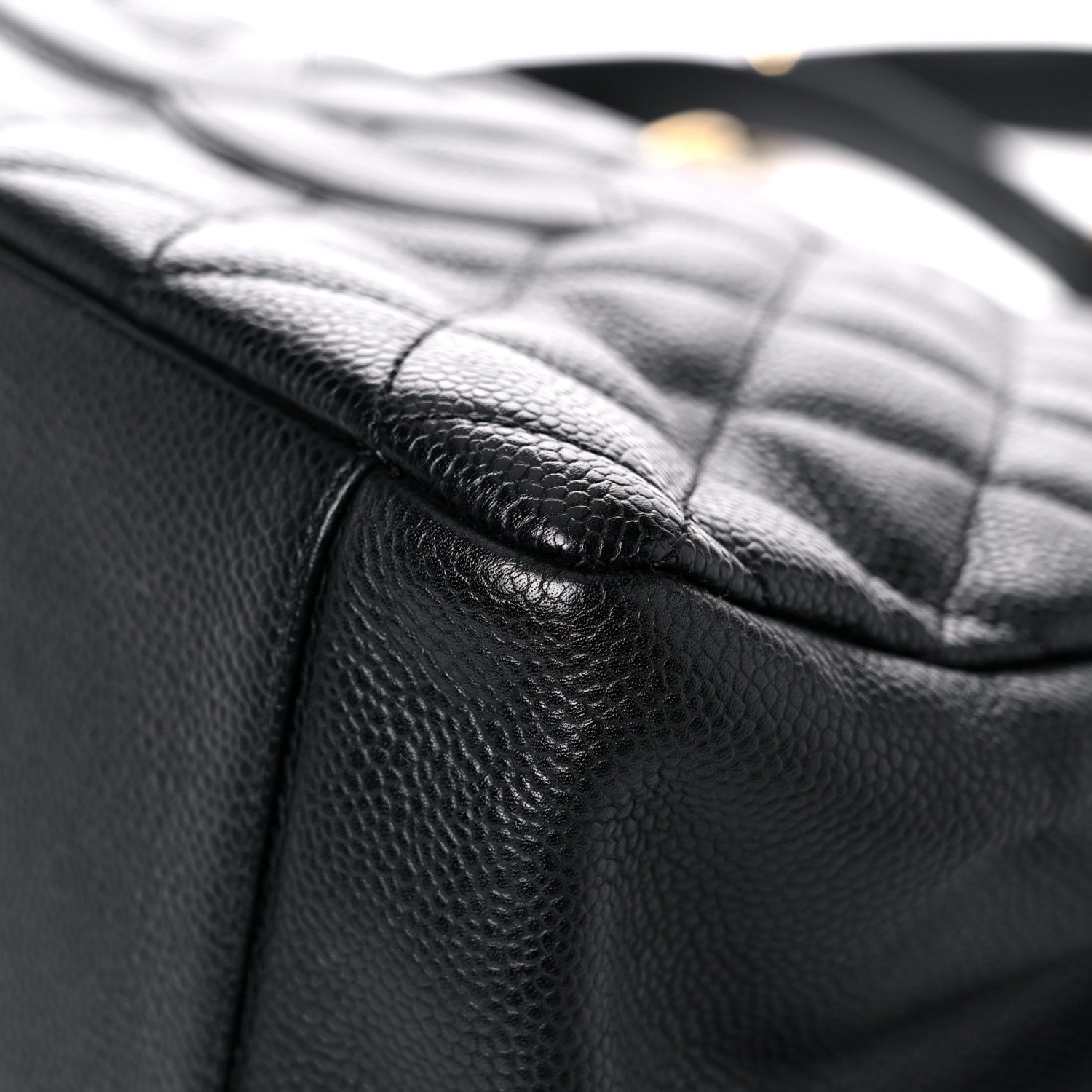 Chanel Caviar Quilted Grand Shopping Tote GST Black 9 of 18