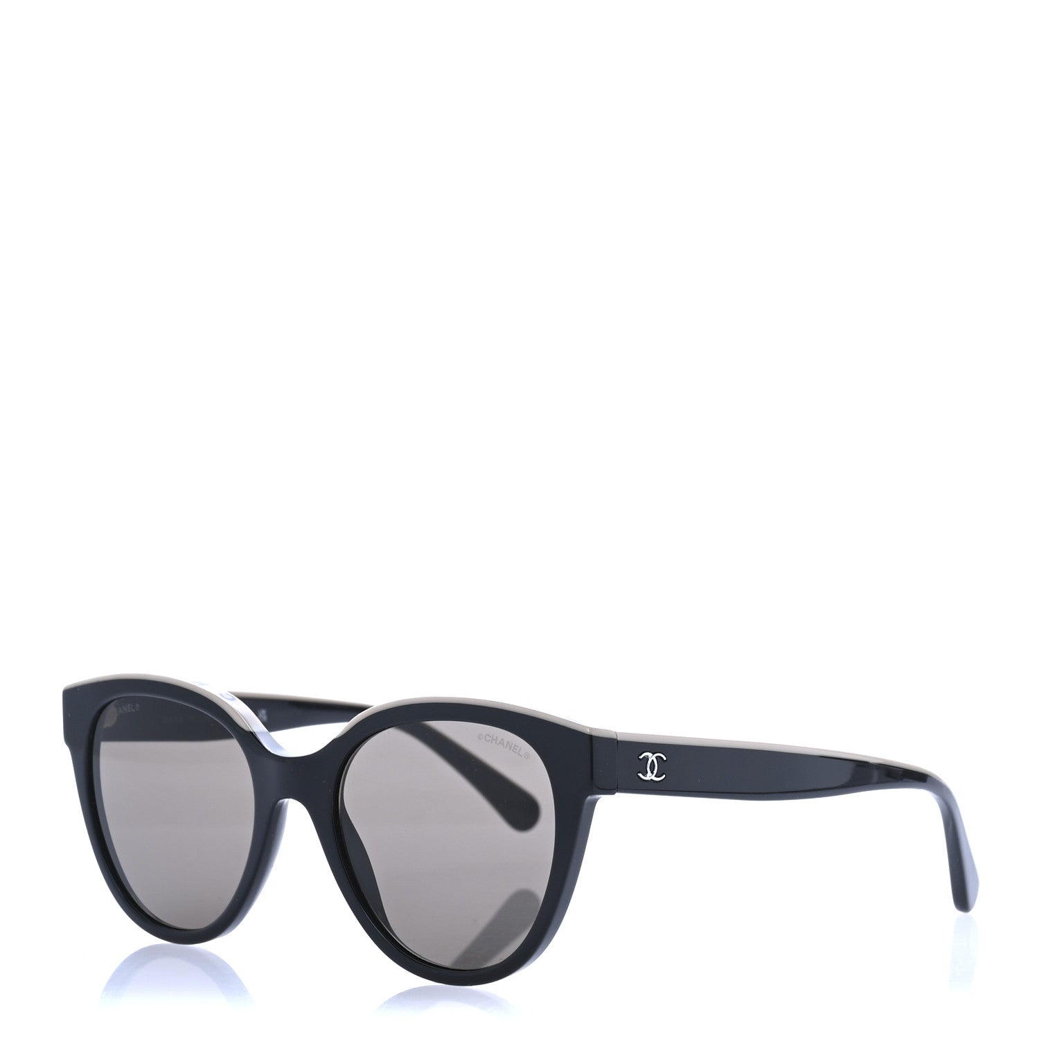 Chanel Acetate CC Butterfly Sunglasses 5414 Black Beige 1 of 8