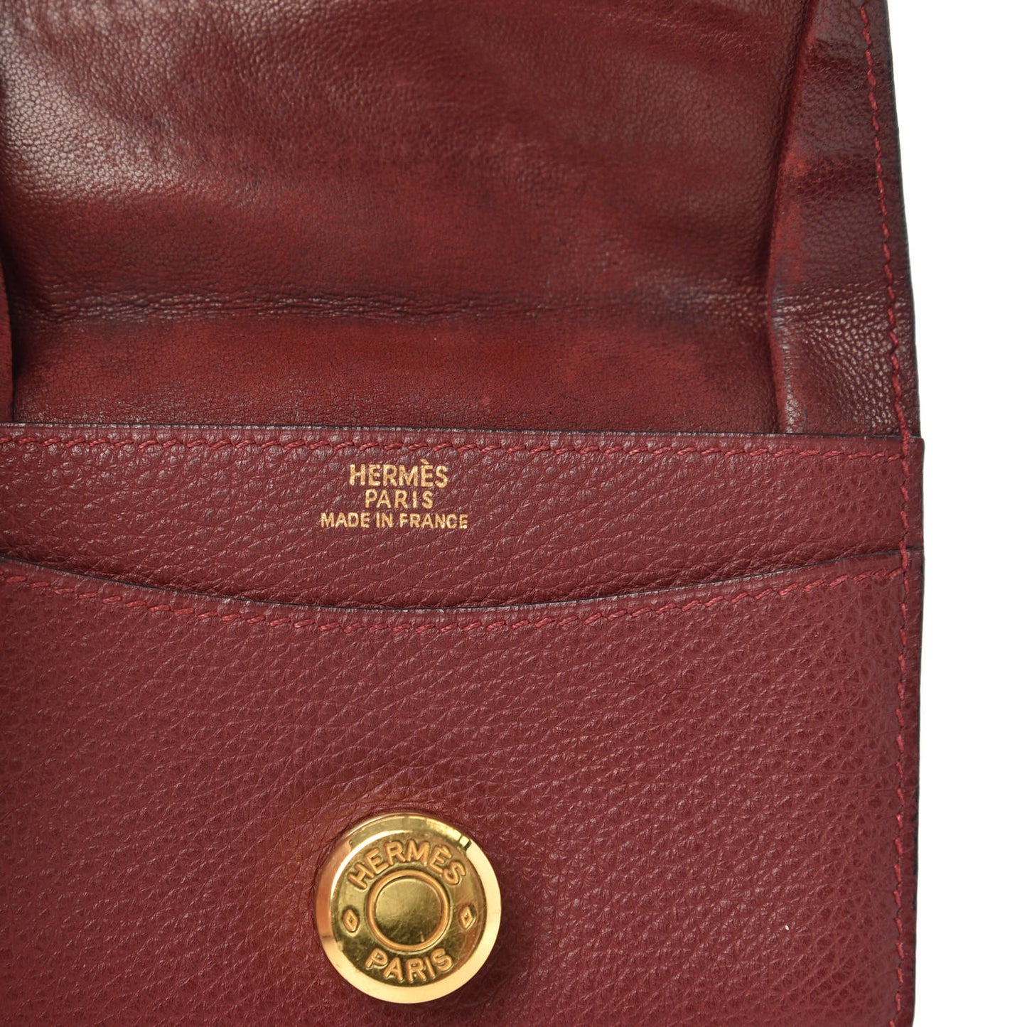 Togo Dogon Card Case Rouge H