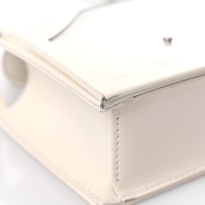 Alexander McQueen Calfskin Polyurethane Mini Jeweled Knuckle Satchel Clear White 6 of 18