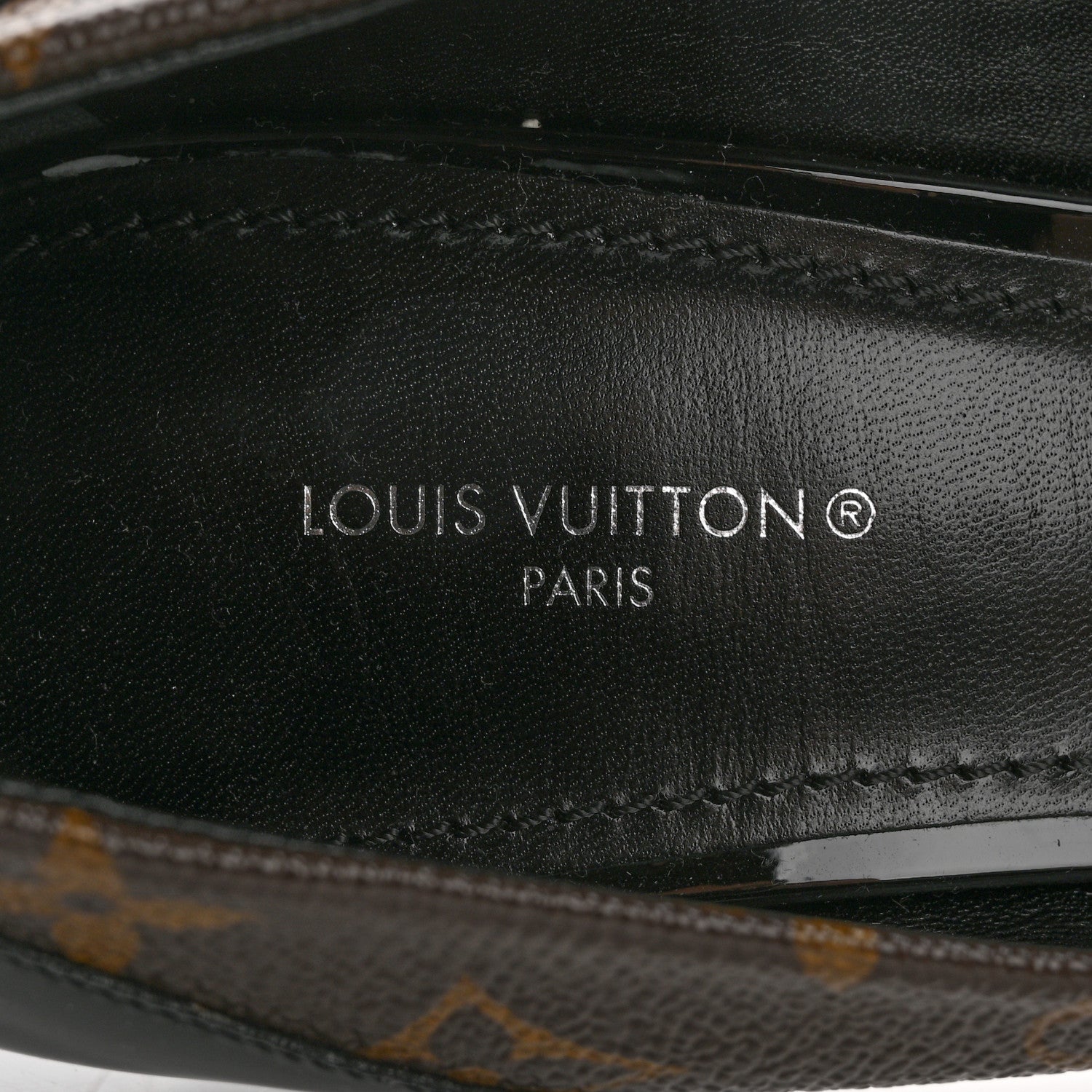 Louis Vuitton Monogram Cherie Pumps 41 Black 6 of 8