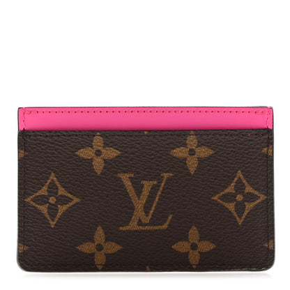 Louis Vuitton Monogram Card Holder Rose 1 of 8