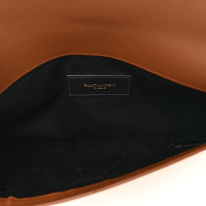 Saint Laurent Canvas Uptown Pouch Natural Beige Brick 5 of 8