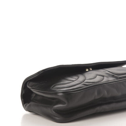 Chanel Calfskin Diagonal Ligne Medium Flap Black 10 of 12