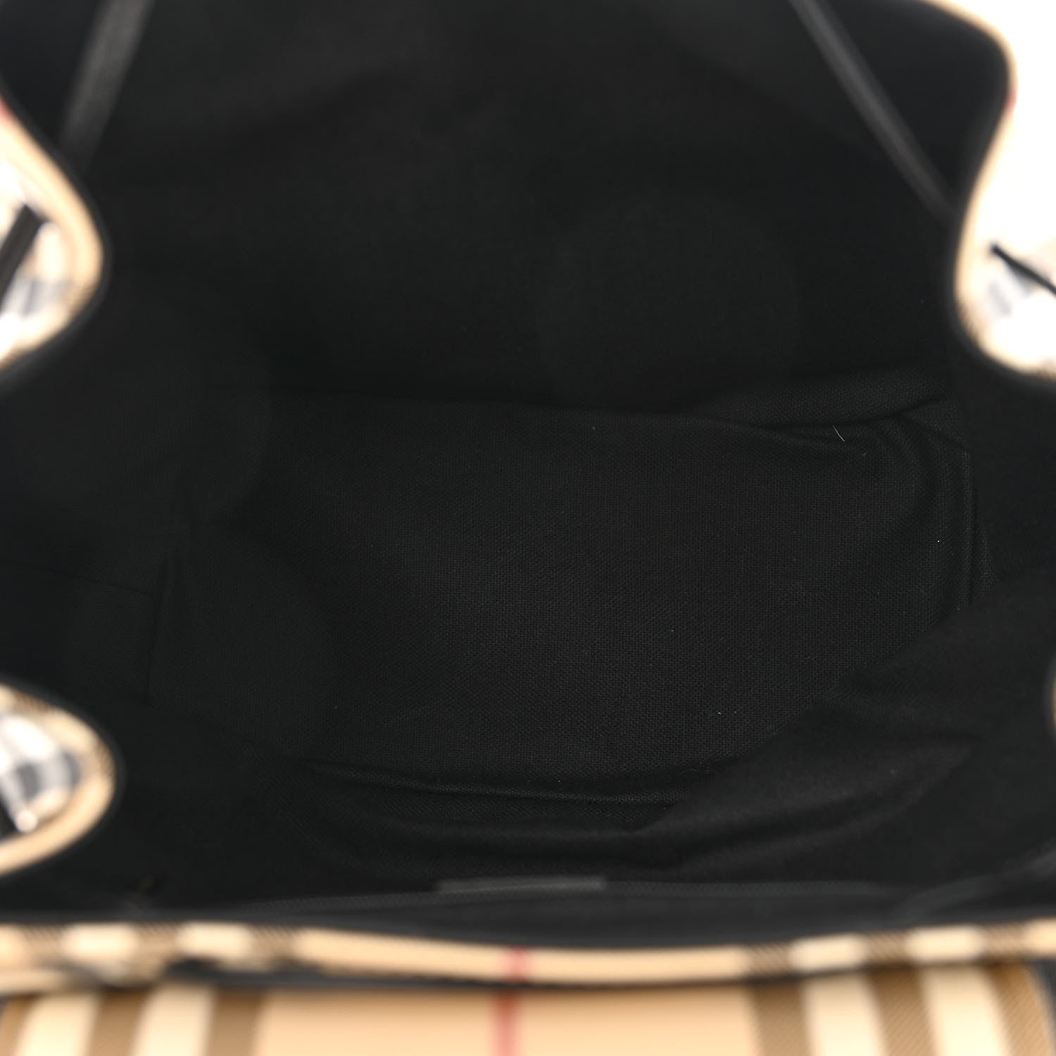 Burberry House Check Drawstring Backpack Black 5 of 8