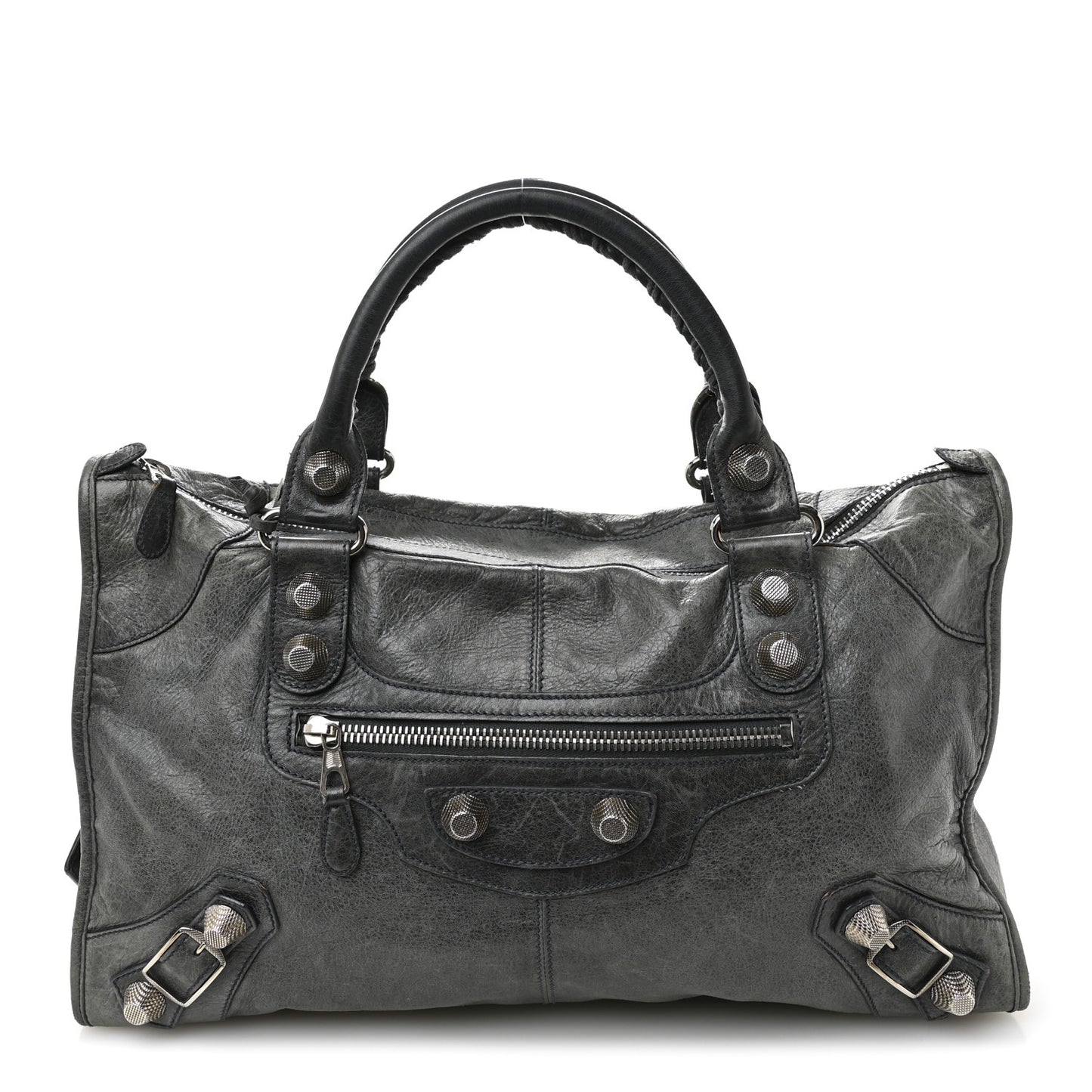 Agneau Giant 21 Silver Hardware Work Anthracite