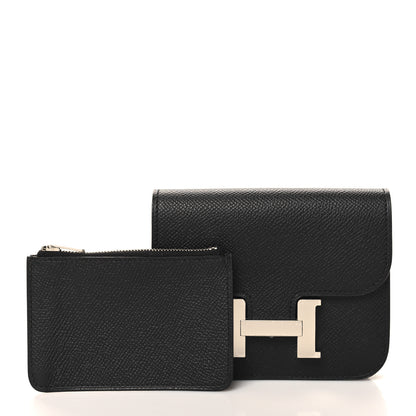 Hermes Epsom Constance Slim Wallet Black 3 of 8