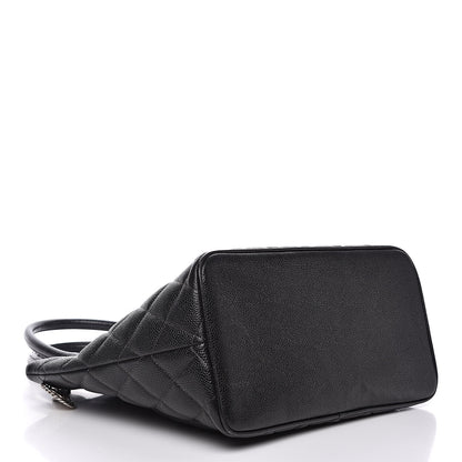 Chanel Caviar Quilted Medallion Tote Black 4 of 15