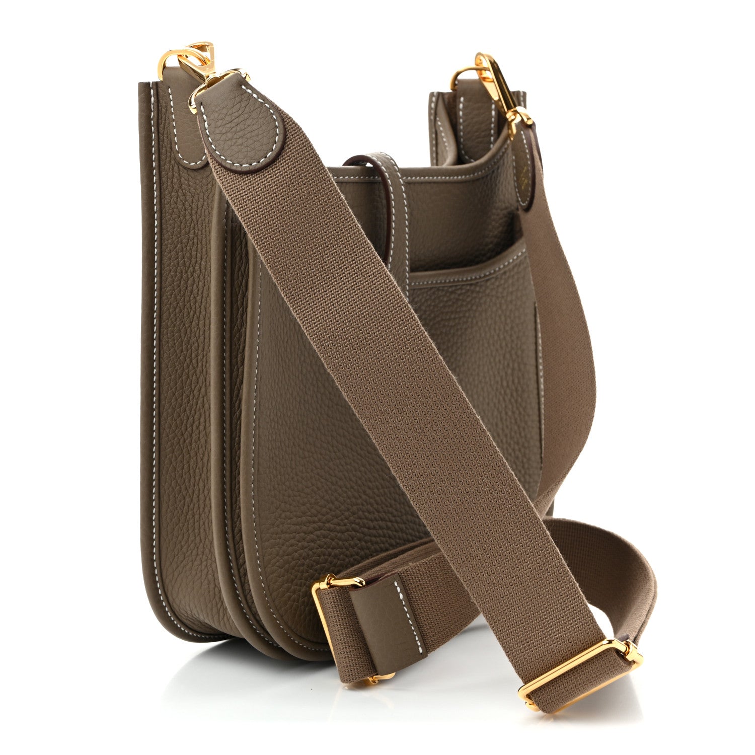 Hermes Taurillon Clemence Evelyne 23 Poche III Etoupe 3 of 11