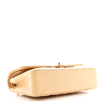 Chanel Caviar Quilted Medium Double Flap Beige 4 of 11