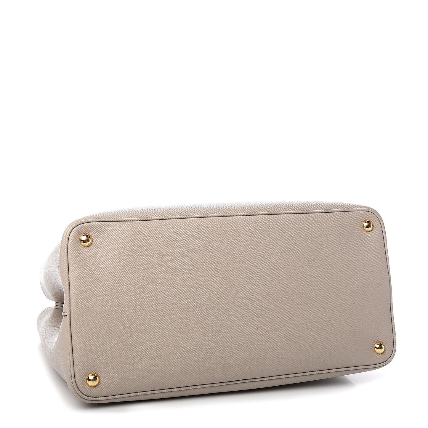 Saffiano Cuir Large Double Bag Pomice