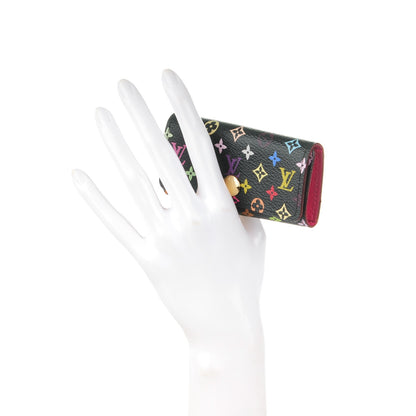Louis Vuitton Monogram Multicolor Multicles 4 Key Holder Black Grenade 2 of 6