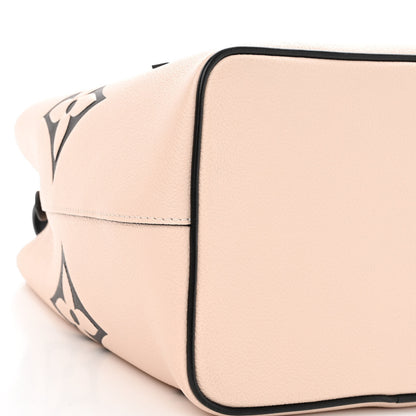 Louis Vuitton Empreinte Monogram Giant Crafty Neonoe MM Creme Black 10 of 11