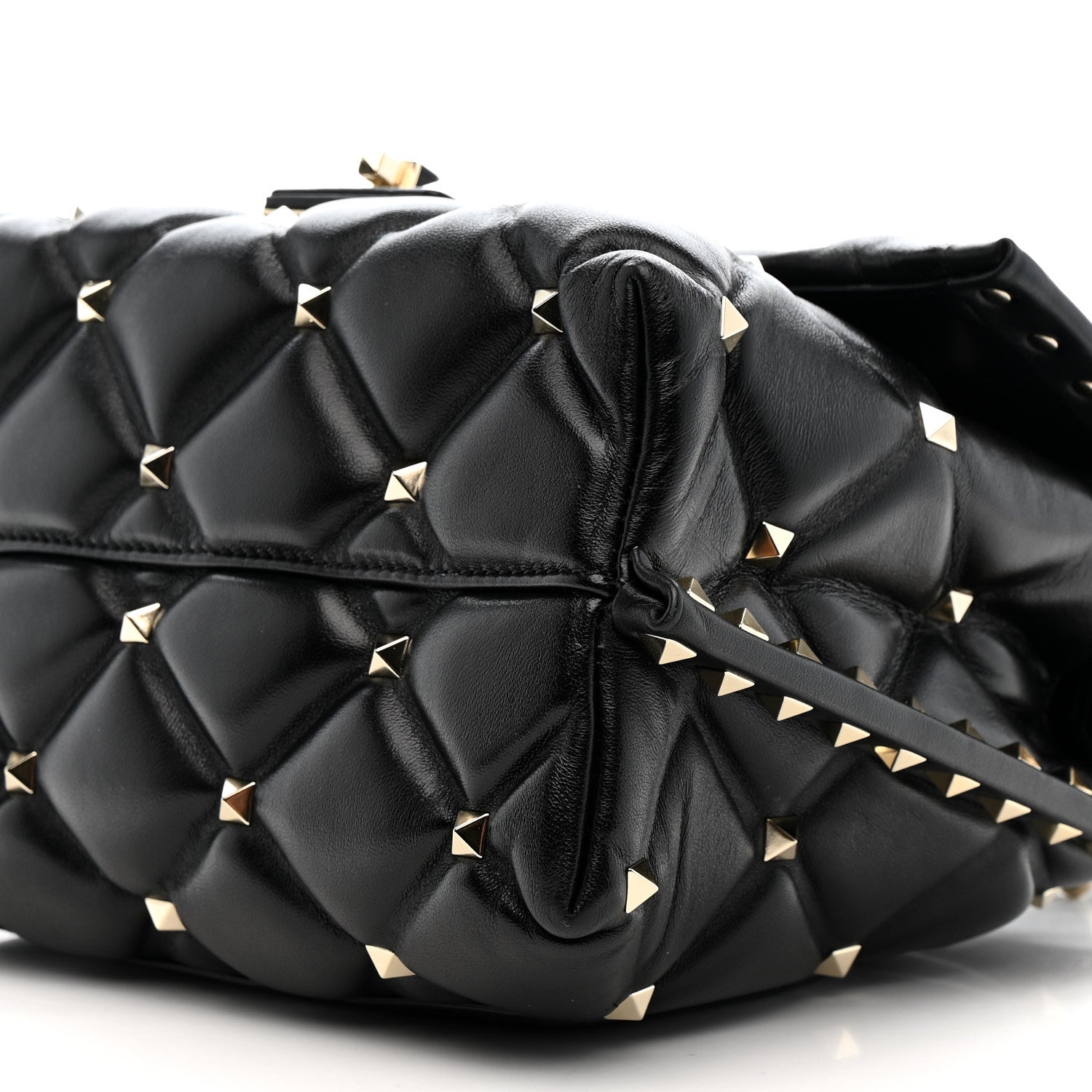 Valentino Garavani Nappa Medium Candystud Top Handle Bag Black 9 of 10