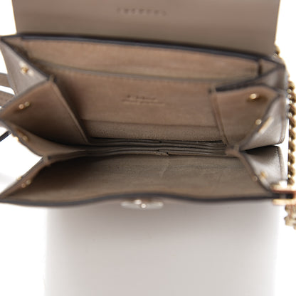 Chloe Suede Calfskin Mini Faye Bracelet Bag Motty Grey 4 of 9