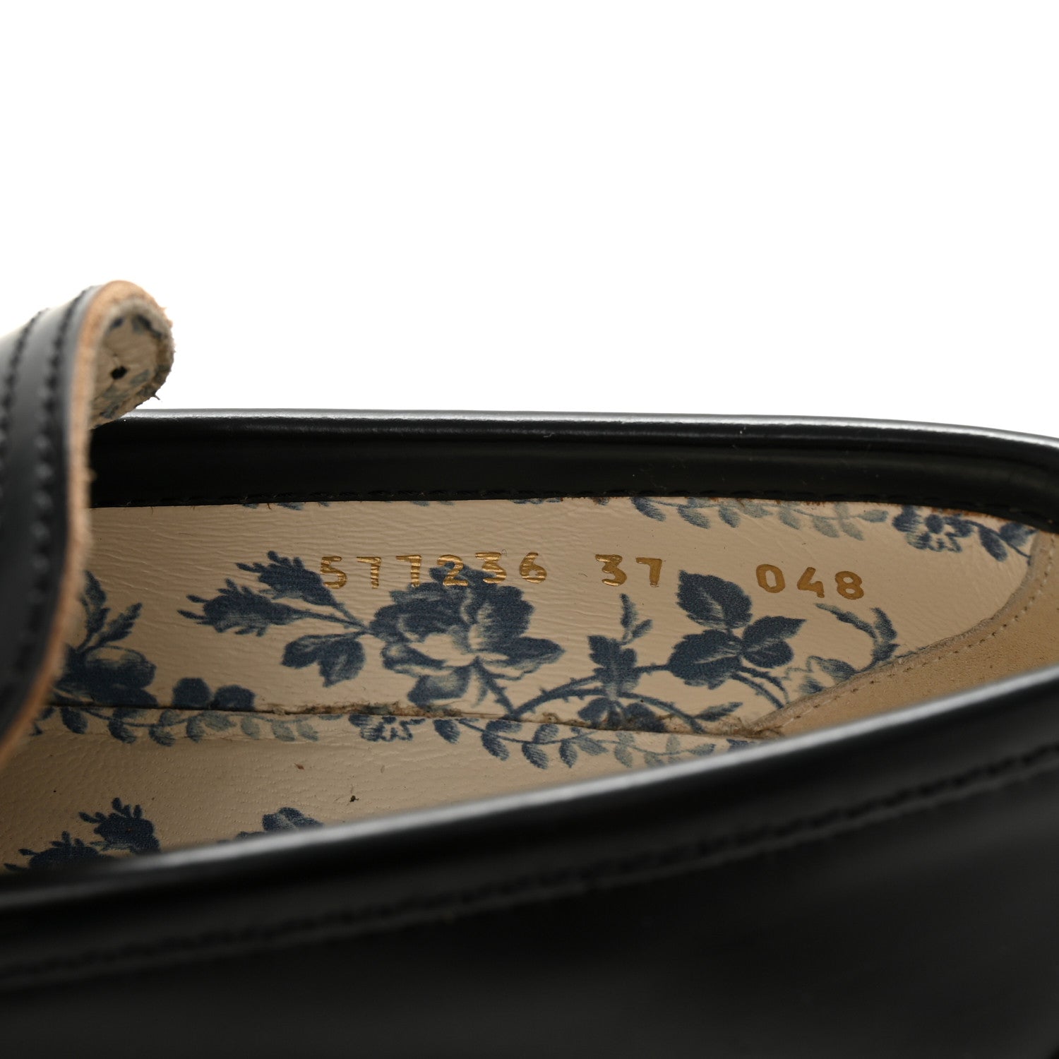 Gucci Cordovan Lux Womens Harald Horsebit 25mm Platform Loafers 37 Black 9 of 10