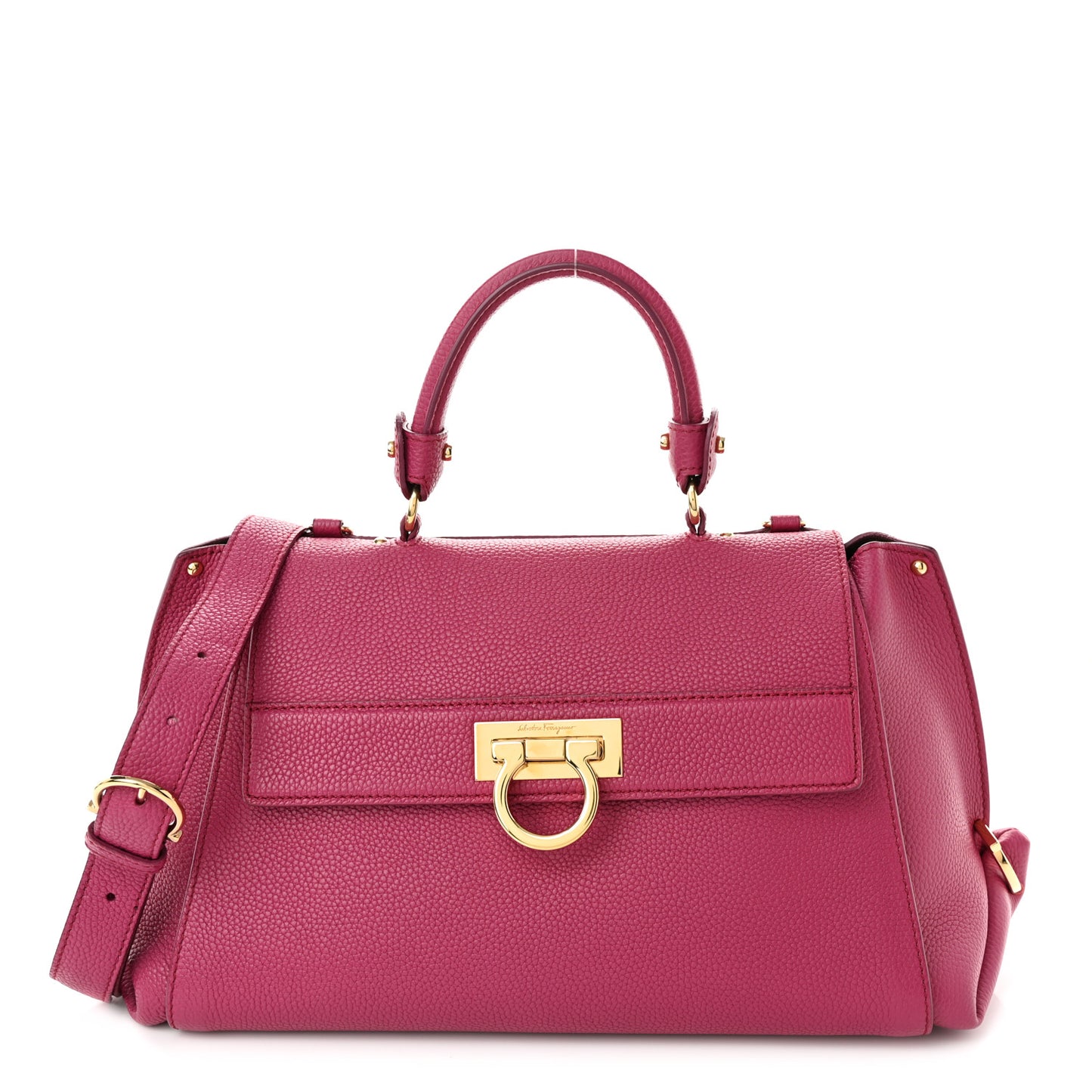 Calfskin Sofia Shoulder Bag Pink