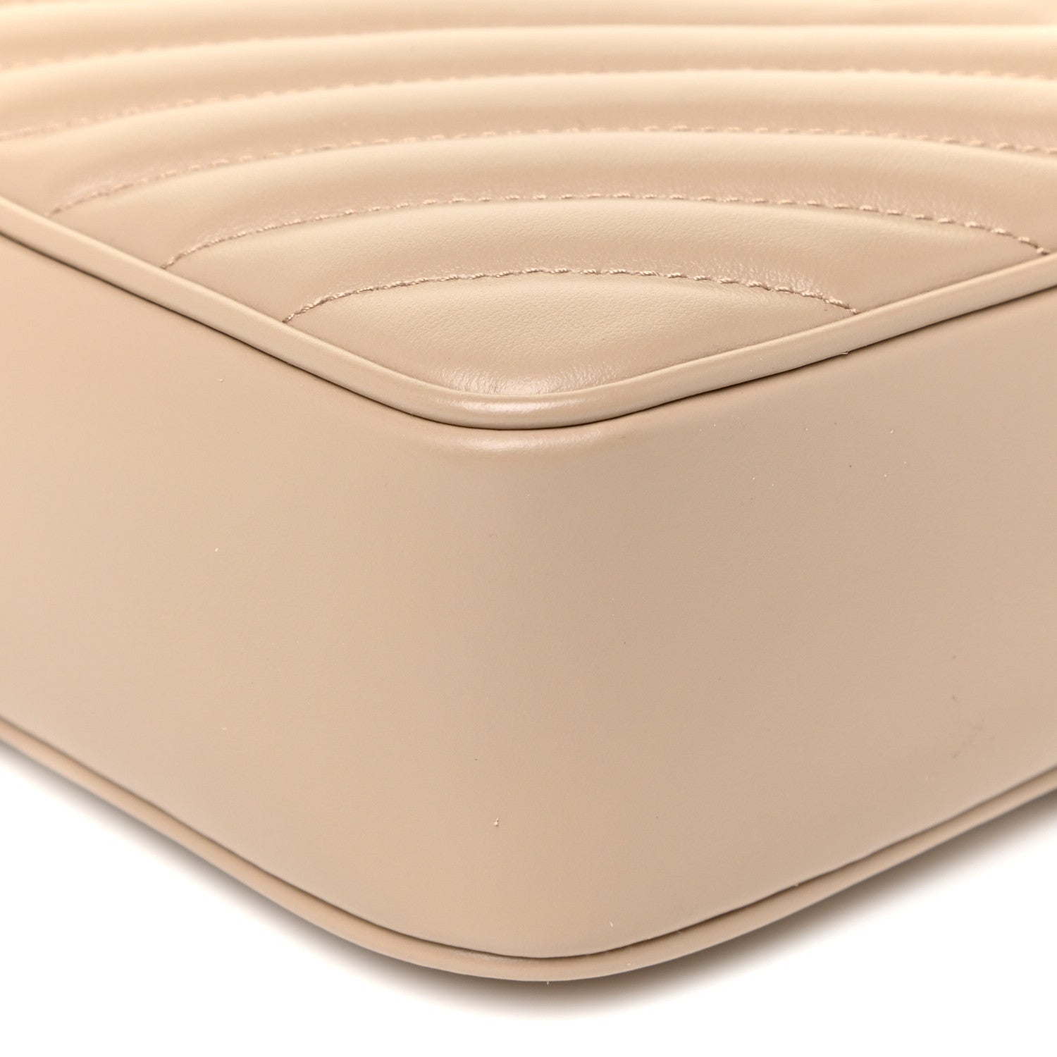 Saint Laurent Calfskin Matelasse Monogram Lou Camera Bag Ivory Natural 8 of 11