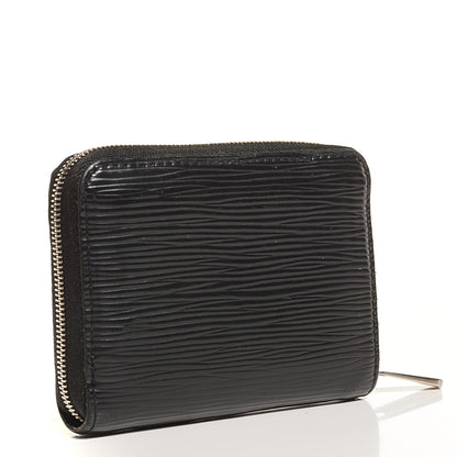 Louis Vuitton Epi Zippy Coin Purse Black 3 of 8