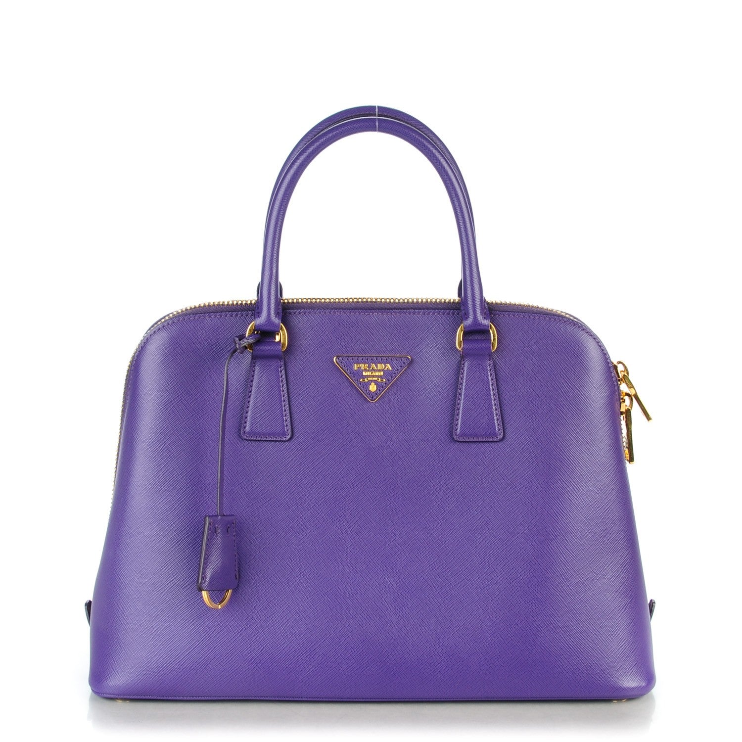 Prada Saffiano Lux Medium Promenade Tote Viola 1 of 7