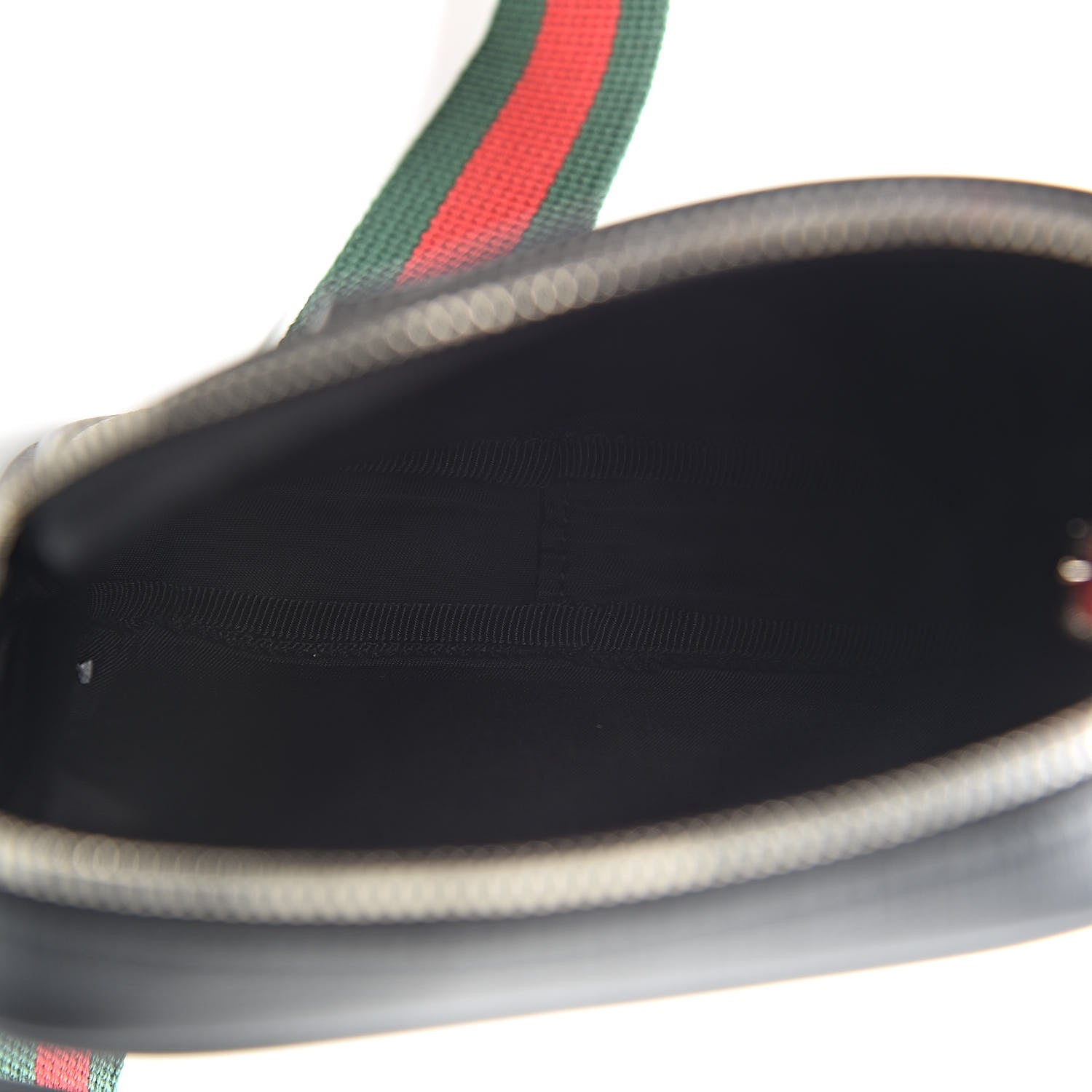 Gucci GG Supreme Monogram Web Belt Bag Black 5 of 11
