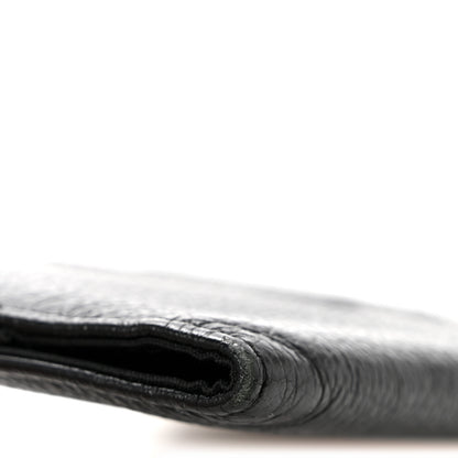 Chanel Grained Calfskin CC Passport Holder Wallet Black 10 of 11