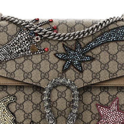 Gucci GG Supreme Monogram Shooting Star Embroidered Medium Dionysus Shoulder Bag Beige 6 of 12