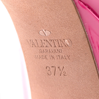 Valentino Garavani Patent Tan-Go 50/120mm Platform Pumps 37.5 Rose Violet 8 of 13