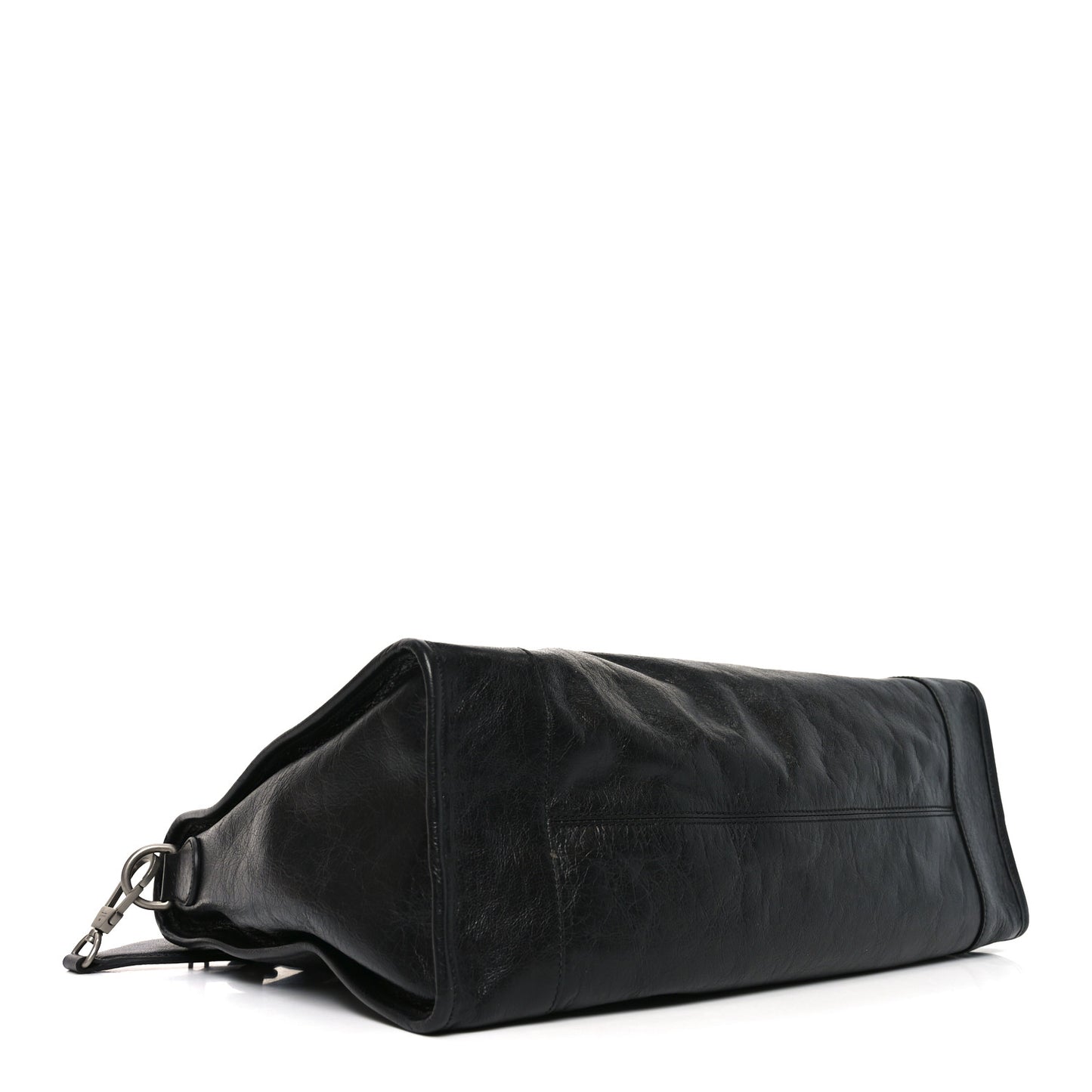 Fluffy Calfskin Morpheus Weekender Duffle Black