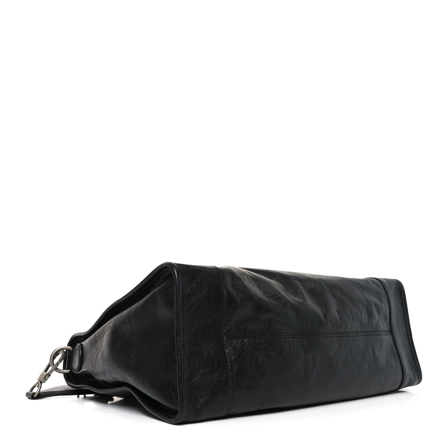 Gucci Fluffy Calfskin Morpheus Weekender Duffle Black 4 of 10