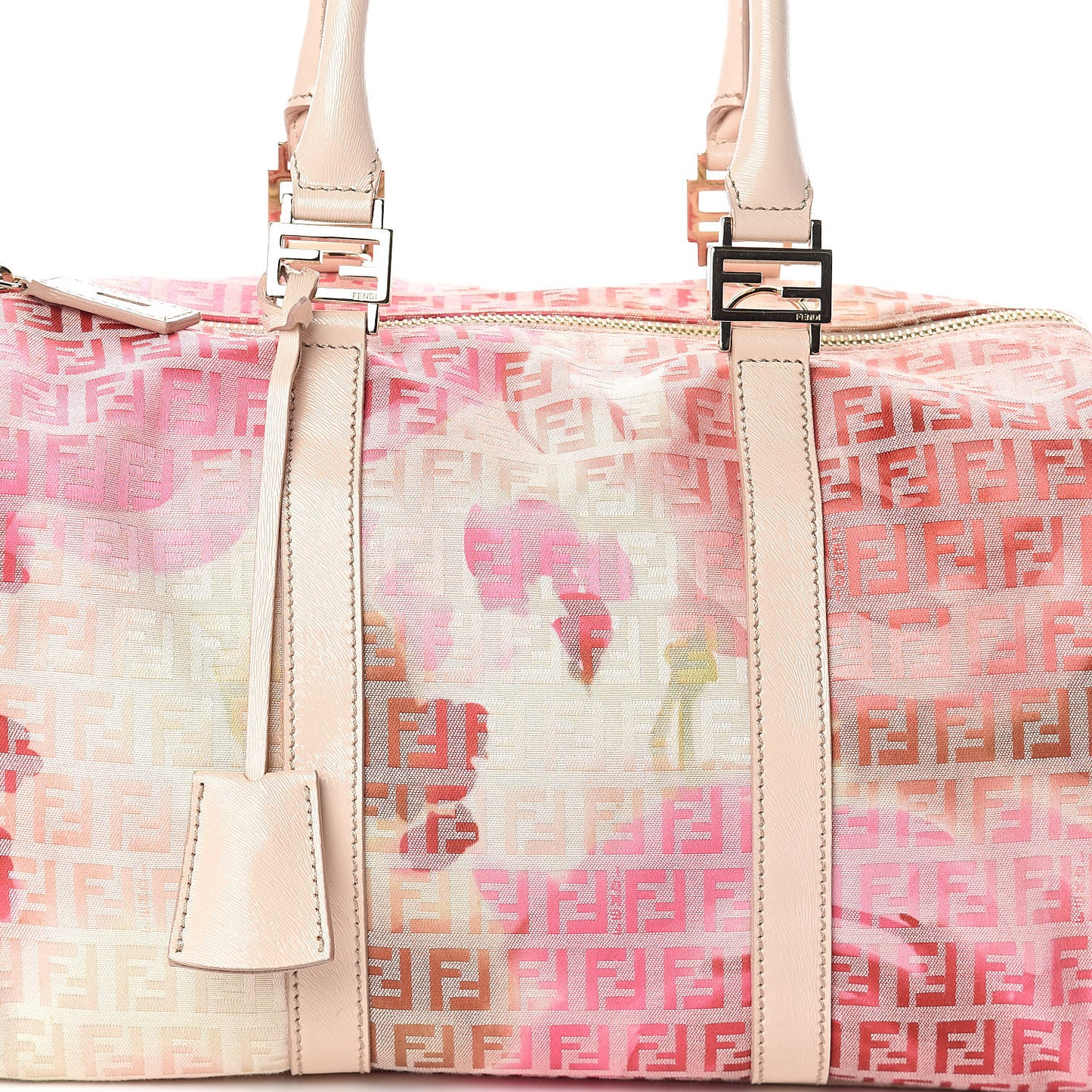Patent Zucchino Vitello Floral Forever Boston White Multicolor Crema