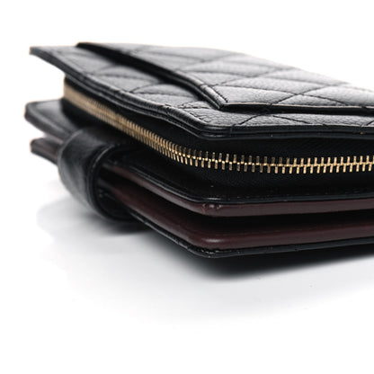 Chanel Caviar Quilted Zipped Pocket Wallet Black 8 of 9