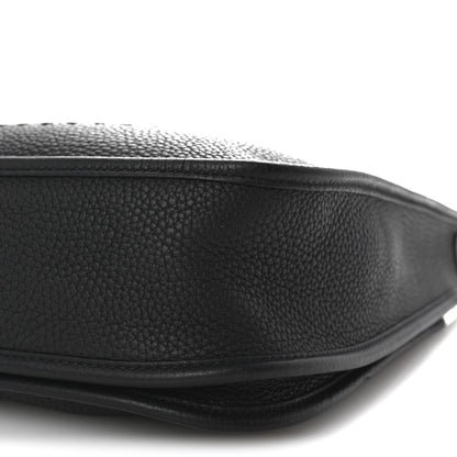 Hermes Taurillon Clemence Evelyne III PM Black 10 of 11
