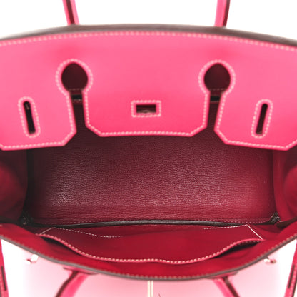 Hermes Epsom Candy Birkin 30 Rose Tyrien Rubis 5 of 21