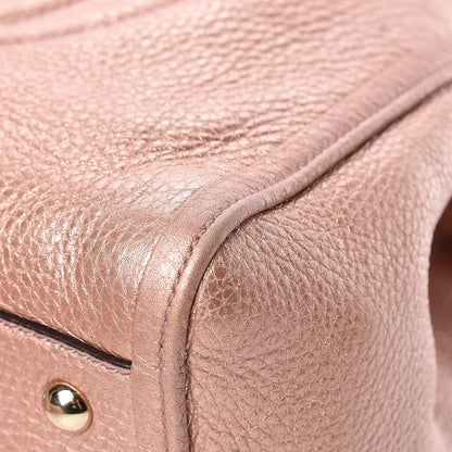 Gucci Metallic Pebbled Calfskin Small Soho Shoulder Bag Pink 10 of 15