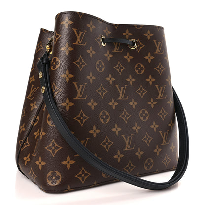 Louis Vuitton Monogram Neonoe MM Black 3 of 8