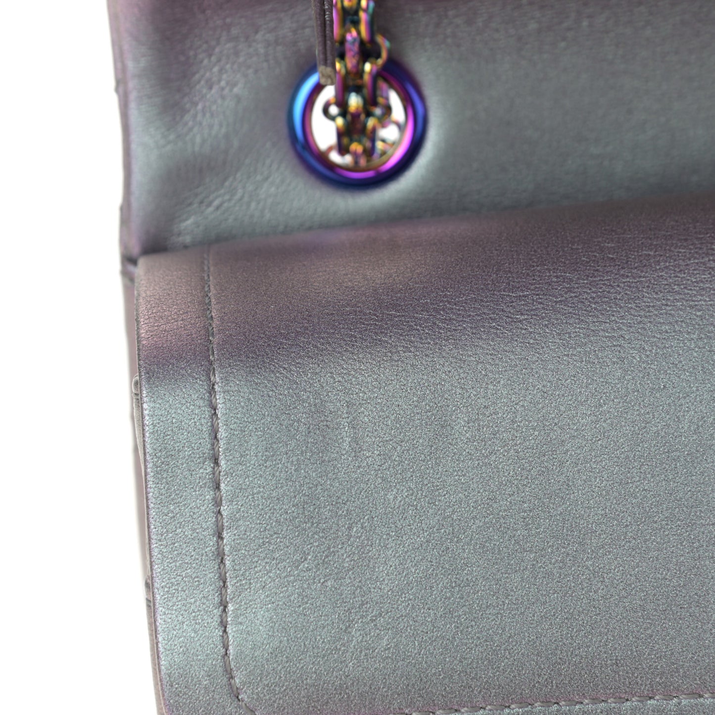 Iridescent Lambskin Quilted 2.55 Reissue 226 Flap Light Purple