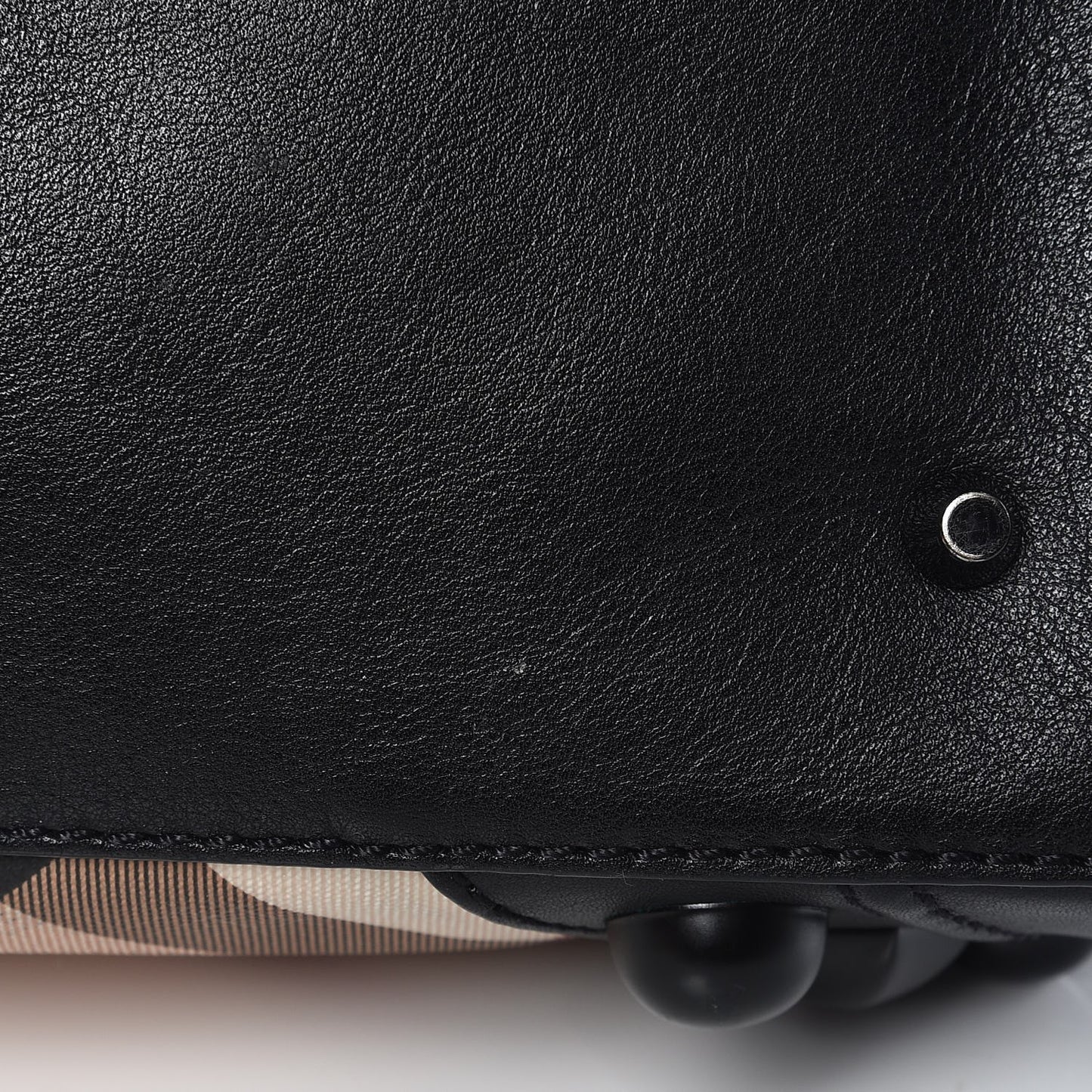Nova Check Mega Stud Bowling Bag Black