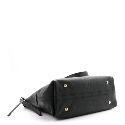 Louis Vuitton Empreinte Monogram Giant Carryall MM Black 5 of 11