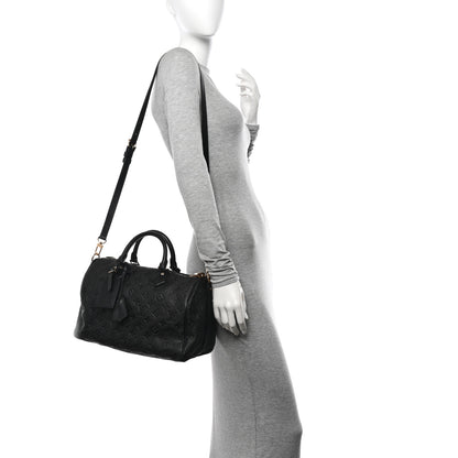 Louis Vuitton Empreinte Monogram Speedy Soft 30 Black 2 of 9