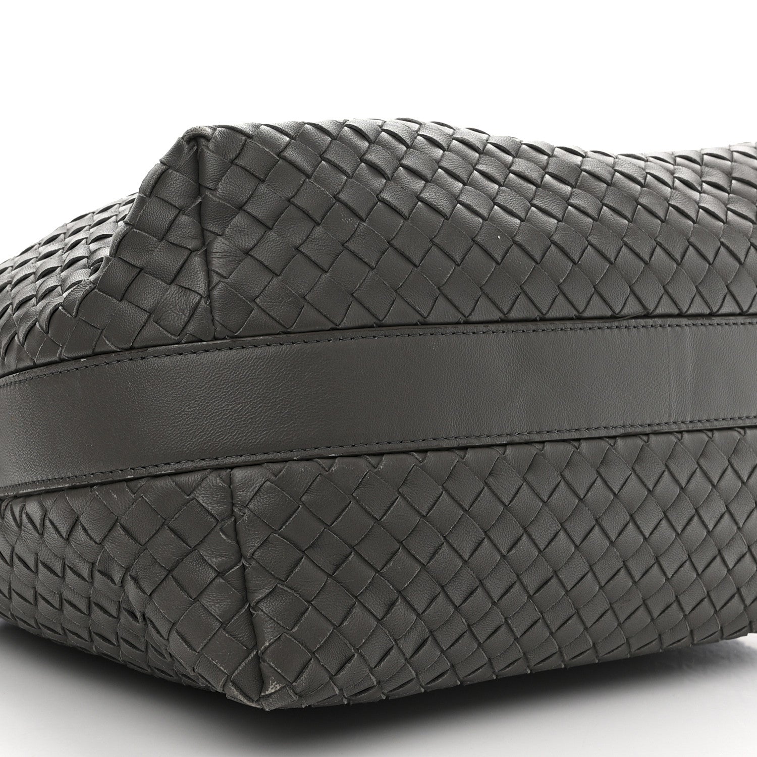 Bottega Veneta Nappa Intrecciato Shoulder Bag Grey 9 of 14