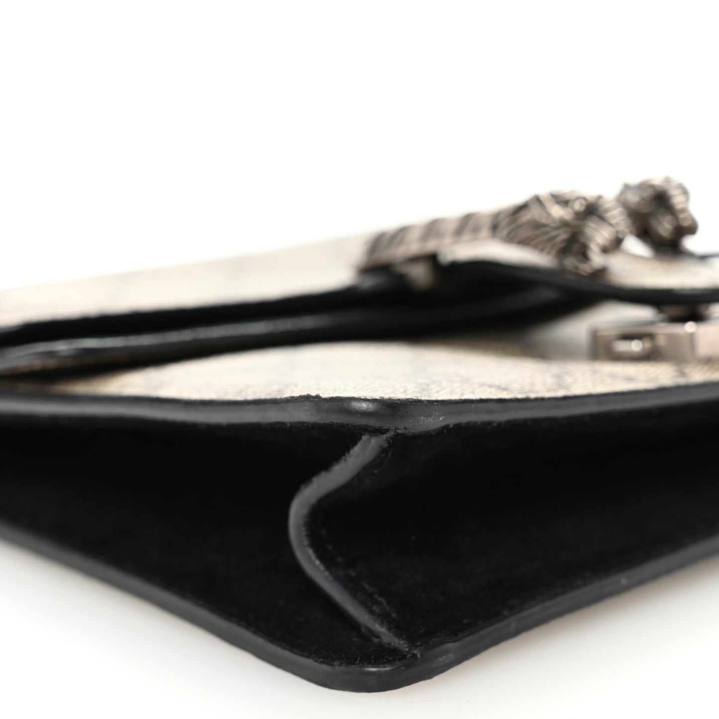 GG Supreme Monogram Mini Dionysus Shoulder Bag Black