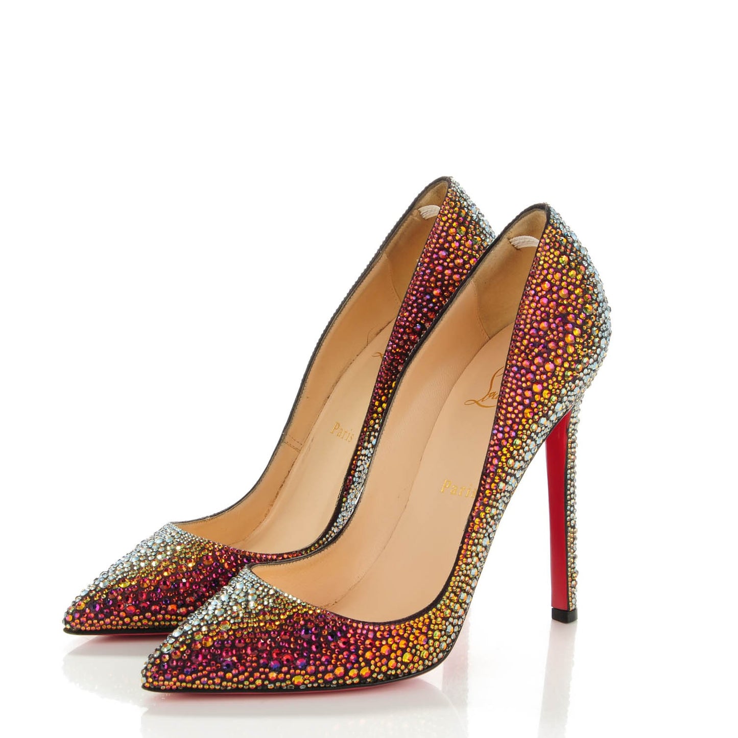 Nappa Strass Pigalle 120 Pumps 38 Vulcano