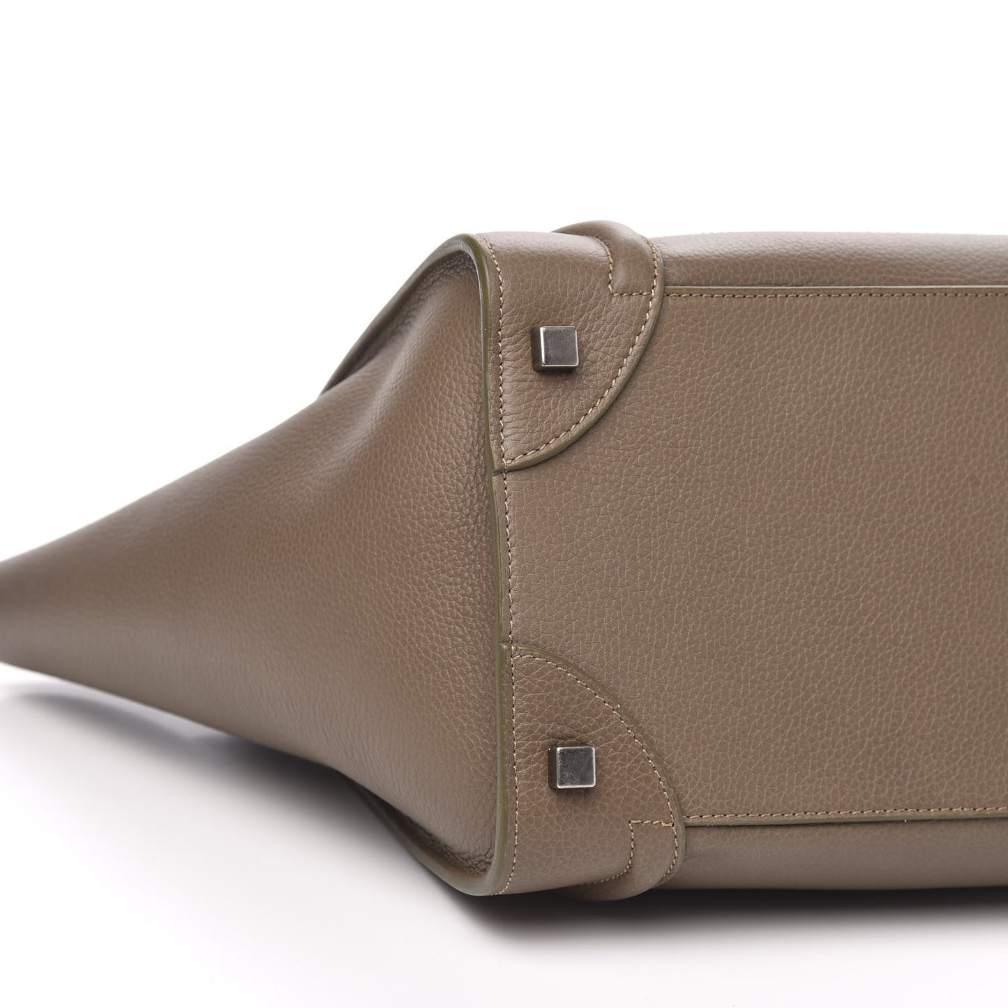 Drummed Calfskin Mini Luggage Dune