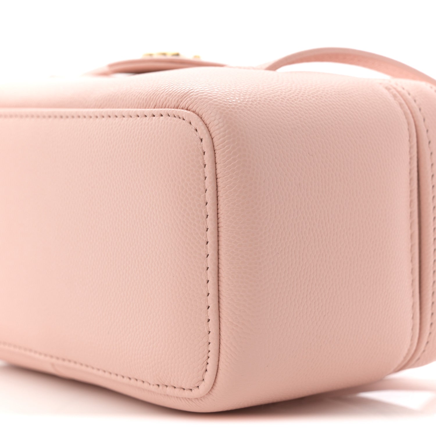 Chanel Shiny Caviar Preppy Coco Long Vanity With Strap Light Pink 10 of 11