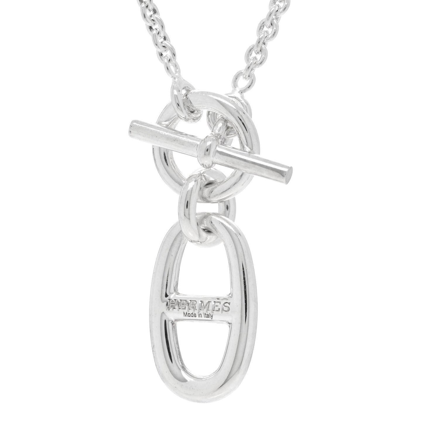 Sterling Silver Amulette Chaine d'Ancre Necklace
