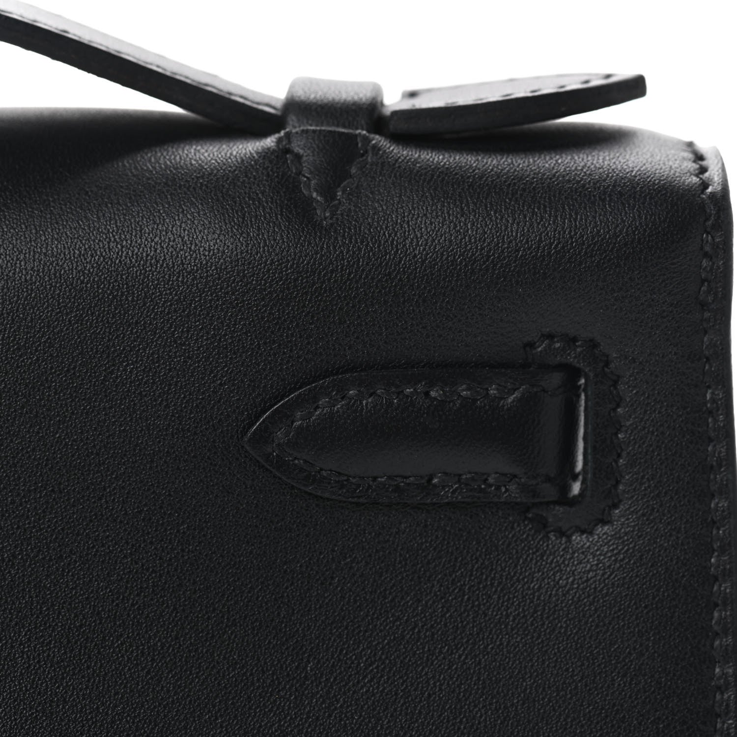 Hermes Swift Kelly Pochette Clutch Black 11 of 25