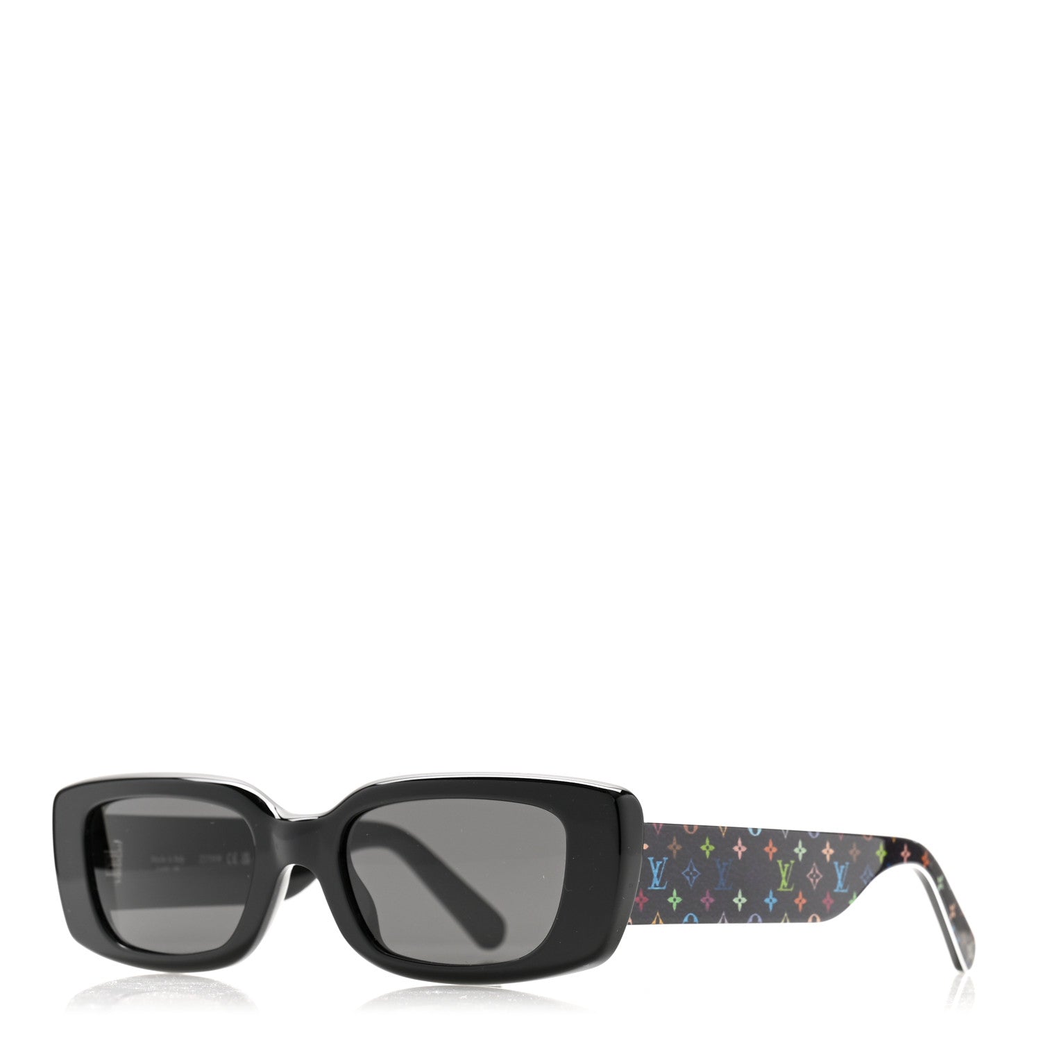 Louis Vuitton LV X TM Acetate Monogram Multicolor Sunglasses Z2709W Black 1 of 7